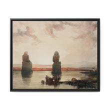 Statues of Memnon at Thebes during the inundation illustration by David Roberts (1796–1864) - NOMADEN ART GALLERY