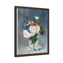 Flores en un jarrón de cristal (c.1882) de Edouard Manet.