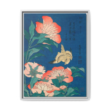 Katsushika Hokusai's peonies and canary (1834) - NOMADEN ART GALLERY