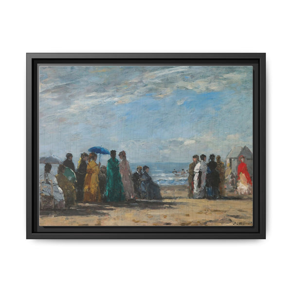 Claude Monet's The Beach at Trouville - NOMADEN ART GALLERY