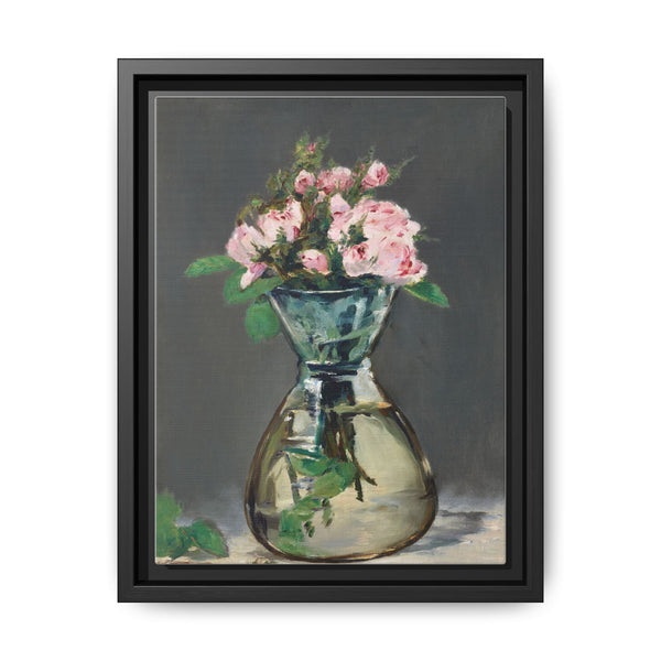 Moss Roses in a Vase (1882) by Edouard Manet. - NOMADEN ART GALLERY