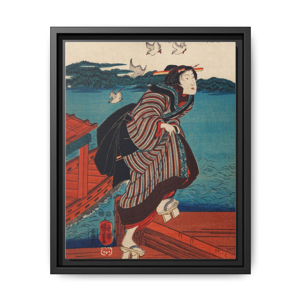 Sanbashi no Onna by Utagawa Kuniyoshi (1753-1806), - NOMADEN ART GALLERY