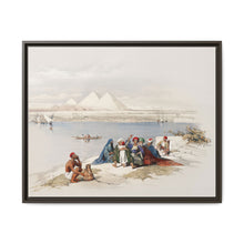 Pyramids of Gezeeh (Giza) from the Nile illustration by David Roberts (1796–1864) - NOMADEN ART GALLERY