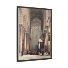 Interior of the mosque of the Metwalys (Metwalis) illustration by David Roberts (1796–1864)