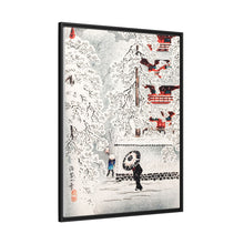 Snow at Asakusa, Yedo, Musashi Province print in high resolution by Hiroaki Takahashi (1871–1945)