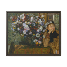 Edgar Degas's A Woman Seated beside a Vase of Flowers (Madame Paul Valpinçon?) - NOMADEN ART GALLERY