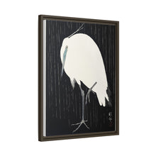 Egret in the rain (1925 - 1936) by Ohara Koson