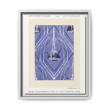 Art Deco fountain pattern pochoir print in oriental style. Original from our own 1914 edition of Samarkande - NOMADEN ART GALLERY
