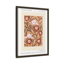 Impresión de plantilla con patrón floral Art Nouveau de estilo oriental