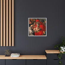 The circumcision of Christ. Oil painting after Hendrik Goltzius