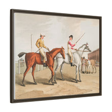 Illustration of jockies from The Costume of Yorkshire (1814) by George Walker