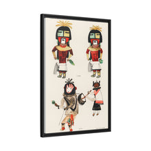 Hopi Katcinas - Piokot Turkwinu Turkwinu Mana (1895) drawn by the native people from the book of Jesse Walter Fewkes (1850–1930) - NOMADEN ART GALLERY