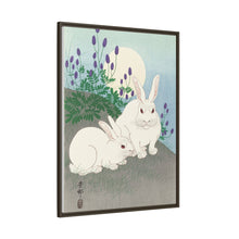 Rabbits at full moon (1920 - 1930) by Ohara Koson