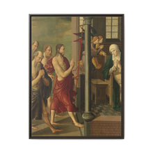 Panel of an Altarpiece with Dispute with the Doctors, on verso is Appearance of Christ to his Mother (c. 1520 - c. 1535) by Master of Alkmaar - NOMADEN ART GALLERY