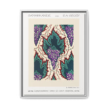 Grape pattern Art Nouveau pochoir print in oriental style. Original from our own 1914 edition of Samarkande - NOMADEN ART GALLERY