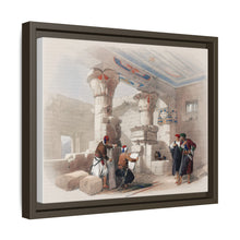 Deir el Medina (Dayr al Madinah) is an ancient Egyptian village which was home to the artisans who worked on the tombs in the Valley of the Kings illustration by David Roberts