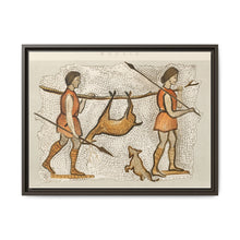 Hunter-Gatherer Mosaic: Vintage Encyclopaedia Art (1891) - NOMADEN ART GALLERY