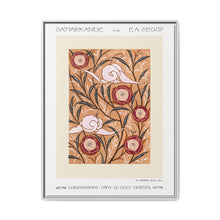 Art Nouveau Flower pattern stencil print in oriental style - NOMADEN ART GALLERY
