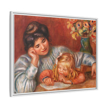 Lección de escritura (La Leçon d'écriture) (1905) de Pierre-Auguste Renoir. 