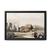 Fragment of the Great Colossi at the Memnonium Thebes illustration by David Roberts (1796–1864) - NOMADEN ART GALLERY