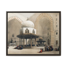 Mosque of Sultan Hassan Cairo illustration by David Roberts (1796–1864) - Framed Wall Art - NOMADEN ART GALLERY