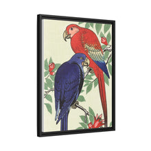 Red and a blue parrot (1925 - 1936) by Ohara Koson
