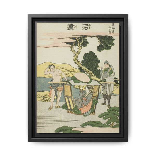 Numatsu, from the series "Fifty-three Stations of the Tokaido (Tokaido gojusan tsugi)" by Katsushika Hokusai - NOMADEN ART GALLERY