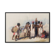 Group of Nubians (Wady Kardasey) illustration by David Roberts (1796–1864) - NOMADEN ART GALLERY