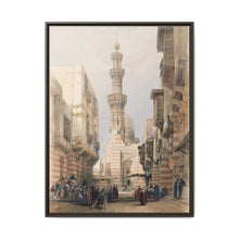 Bullack Cairo illustration by David Roberts (1796–1864) - Canvas Wall Art - NOMADEN ART GALLERY