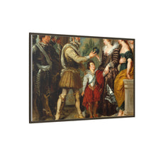 Henri IV Conferring the Regency upon Marie de' Medici (after Rubens) by Eugène Delacroix