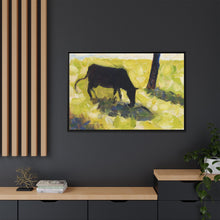 Black Cow in a Meadow (ca. 1881) by Georges Seurat