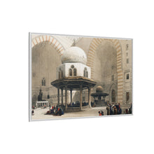 Mosque of Sultan Hassan Cairo illustration by David Roberts (1796–1864) - Framed Wall Art