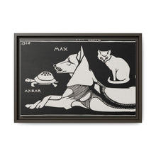 Akbar the tortoise, Max the dog and Puss the cat (1916 ) by Julie de Graag - NOMADEN ART GALLERY