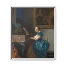 Johannes Vermeer’s Young Woman Seated at a Virginal (ca. 1670–1672) - NOMADEN ART GALLERY