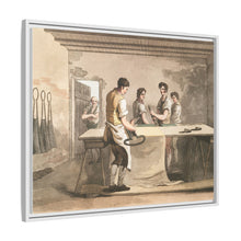 Illustration of the cloth dresser from The Costume of Yorkshire (1814) by George Walker