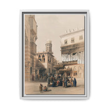 Bazaar of the coppersmiths Cairo illustration by David Roberts (1796–1864) - NOMADEN ART GALLERY
