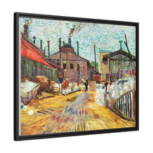 The Factory (1887) by Vincent Van Gogh. Original from the Barnes Foundation. - NOMADEN ART GALLERY