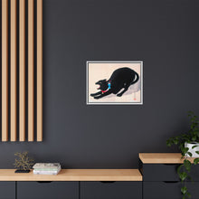 Black Cat Hissing 20th century print in high resolution by Hiroaki Takahashi