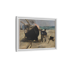 Tarring the Boat (Le Bateau goudronné) de Édouard Manet