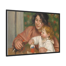 El niño con juguetes de Pierre-Auguste Renoir, Gabrielle y el hijo del artista, Jean (1895-1896) 