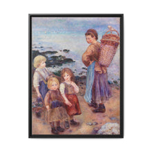 Mussel-Fishers at Berneval (Pêcheuses de moules à Berneval, côte normand) (1879) by Pierre-Auguste Renoir - NOMADEN ART GALLERY