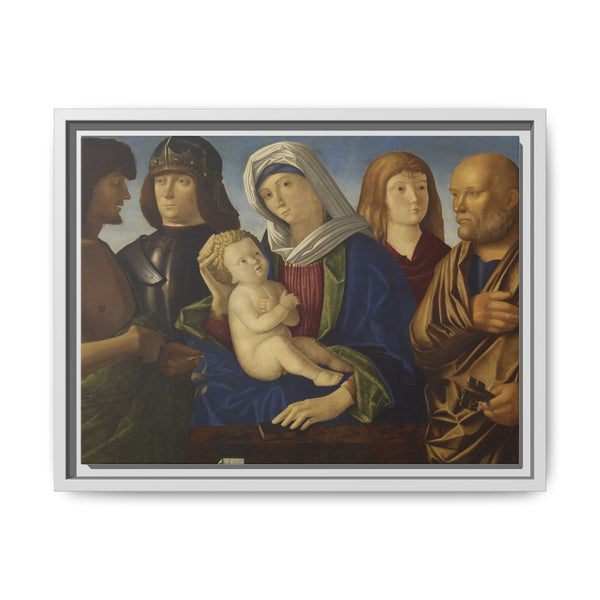 Madonna and Child with Four Saints (ca. 1500 (Renaissance)) by Vincenzo di Biagio Catena and After Giovanni Bellini - NOMADEN ART GALLERY
