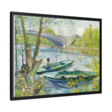 Fishing in Spring, the Pont de Clichy (Asnières) (1887) by Vincent Van Gogh - NOMADEN ART GALLERY