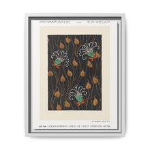 Art Deco Flower pattern pochoir print in oriental style. Original from our own 1914 edition of Samarkande - NOMADEN ART GALLERY