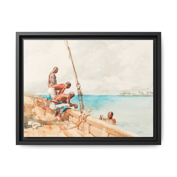 The Conch Divers (1885) by Winslow Homer - NOMADEN ART GALLERY