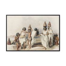 Nubian women at Kortie on the Nile illustration by David Roberts (1796–1864) - NOMADEN ART GALLERY