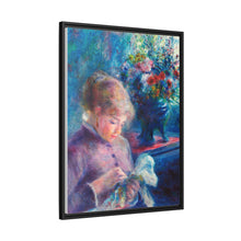 Mujer joven cosiendo (1879) de Pierre-Auguste Renoir.
