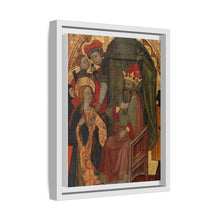 Saint Katherine of Alexandria before the Roman Emperor by Nicolás Solano