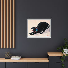 Black Cat Hissing 20th century print in high resolution by Hiroaki Takahashi