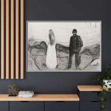Two Human Beings. The Lonely Ones (1894) by Edvard Munch - NOMADEN ART GALLERY